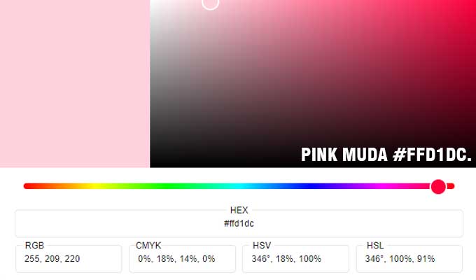 58 Baru Berbagai Jenis Warna Pink  Campuran Warna 
