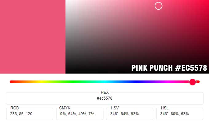 warna pink punch